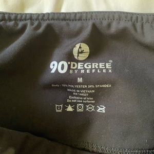 Ankle leg even 90° black leggings